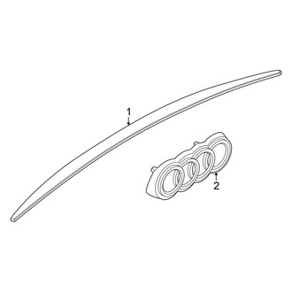 Audi OE - Lift Gate - Exterior Trim (Premium / Premium Plus / Prestige)