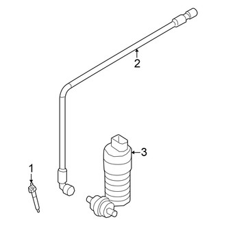 Audi OE - Lift Gate - Rear Washer Components