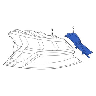 Audi OE - Rear Left Outer Tail Light Cover