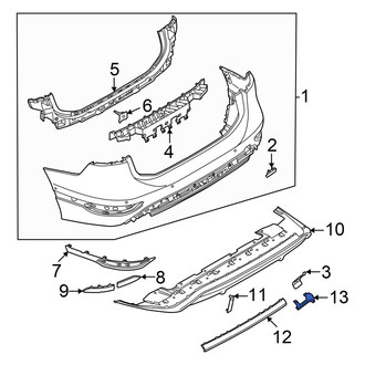 Audi OE - Front Left Inner Bumper Trim