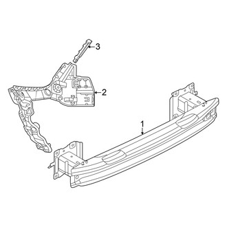 Audi OE - Rear Bumper - Bumper & Components (Mount Components)