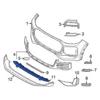 Audi OE - Front Bumper Cover Reinforcement