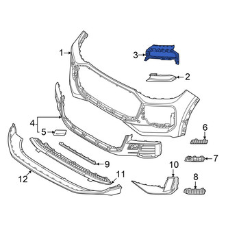 Audi OE - Front Left Bumper Cover Support Rail