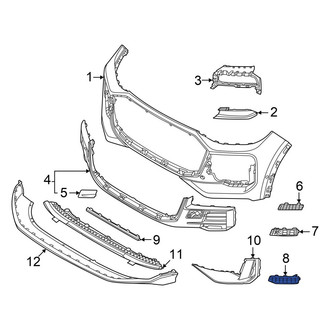 Audi OE - Front Left Lower Grille