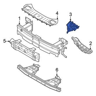 Audi OE - Front Left Bumper Guide