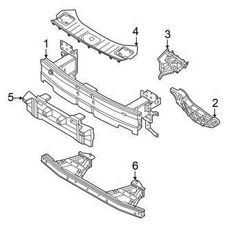 Audi OE - Front Bumper & Grille - Bumper & Components (Mount Components)