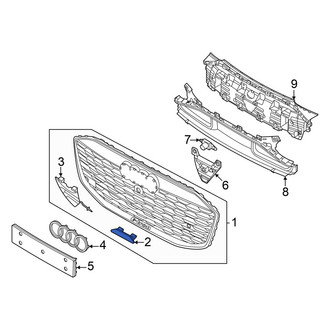 Audi OE - Upper Grille Cap