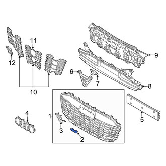 Audi OE - Lower Grille Cap