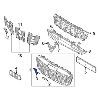 Audi OE - Front Tow Eye Cap