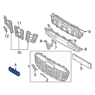 Audi OE - Front Grille Emblem