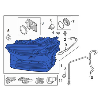 Audi OE - Front Left Headlight Assembly