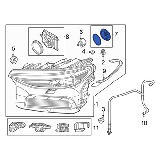 Audi OE - Front Headlight Bulb Cap