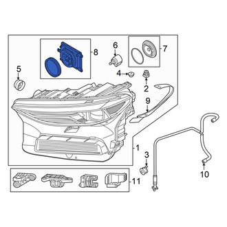 Audi OE - Front Headlight Control Module