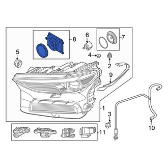 Audi OE - Front Headlight Control Module