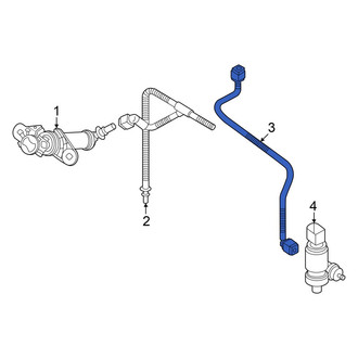 Audi OE - Front Lower Headlight Washer Hose