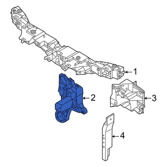 Audi OE - Left Headlight Bracket