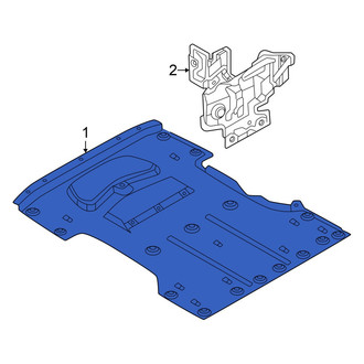 Audi OE - Front Floor Pan Splash Shield