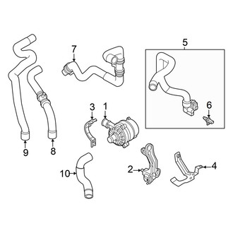 Audi OE - Cooling - Hoses & Lines (Left/Center)