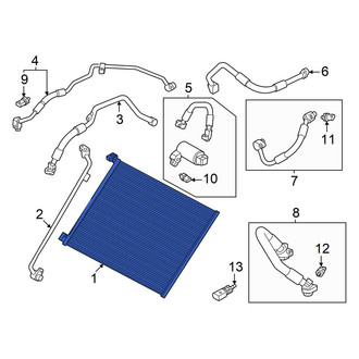 Audi OE - A/C Condenser