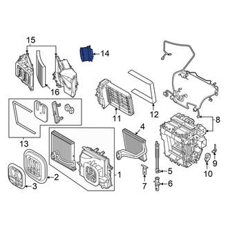 Audi OE - HVAC Blower Motor Assembly
