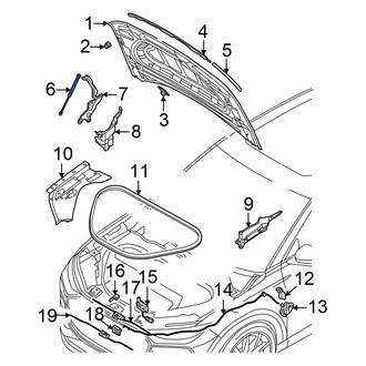 Audi OE - Hood Lift Support