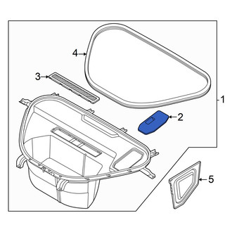 Audi OE - Trunk Floor Storage Box Cap
