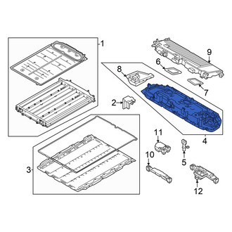 Audi OE - Drive Motor Battery Pack Insulator