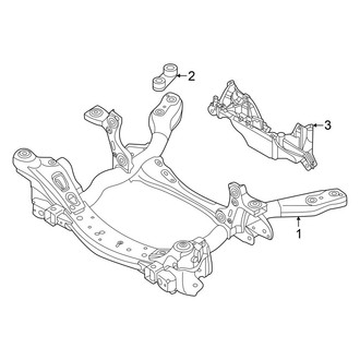 Audi OE - Front Suspension - Suspension Mounting (RWD)