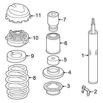 Audi OE - Front Suspension - Struts & Components (Standard Suspension)