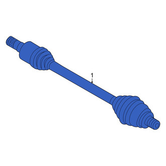 Audi OE - Rear CV Axle Assembly