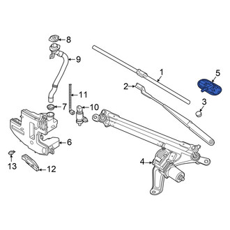 Audi OE - Front Right Windshield Washer Nozzle