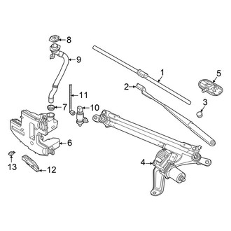 Audi OE - Windshield - Wiper & Washer Components (Premium / Premium Plus / Prestige)