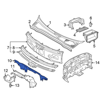 Audi OE - Front Upper Firewall