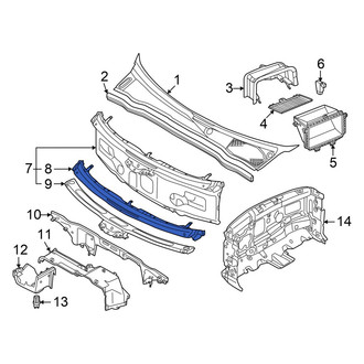 Audi OE - Front Cowl Crossmember