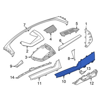 Audi OE - Instrument Panel Pad
