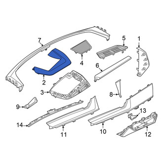 Audi OE - Instrument Panel Bezel