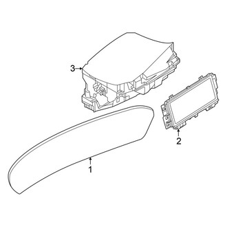 Audi OE - Instrument Panel - Cluster Panel