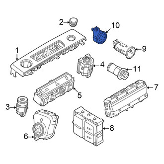 Audi OE - 12 Volt Accessory Power Outlet Housing