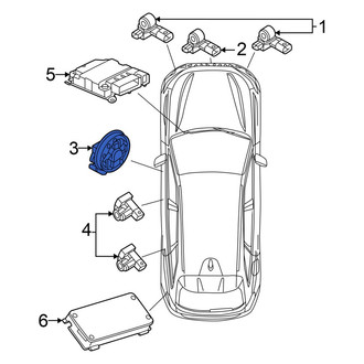 Audi OE - Center Air Bag Impact Sensor