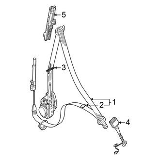 Audi OE - Restraint Systems - Front Seat Belts
