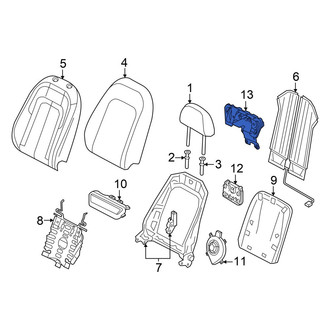 Audi OE - Left Seat Back Panel Bracket