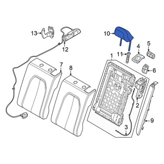 Audi OE - Rear Right Headrest