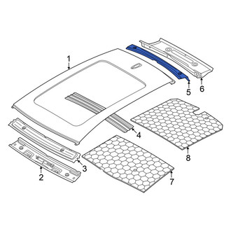 Audi OE - Rear Roof Bow