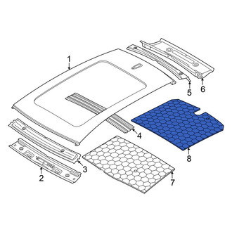Audi OE - Rear Roof Panel Reinforcement