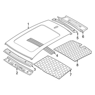 Audi OE - Roof & Components (W/O Panoramic Sunroof), (Premium)