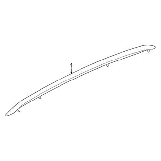 Audi OE - Roof - Exterior Trim (W/O Panoramic Sunroof), (Premium)
