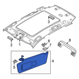 Audi OE - Left Sun Visor
