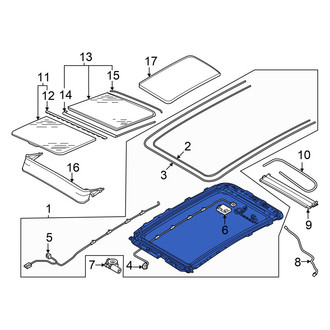 Audi OE - Sunroof Frame