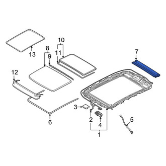 Audi OE - Sunroof Cover