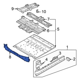 Audi OE - Front Floor Pan Crossmember